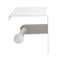 Alfi Brand White Matte Stainless Steel Toilet Paper Holder with Shelf ABTPC66-W - alternate 4
